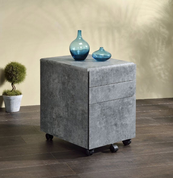 Jurgen Industrial Style File Cabinet