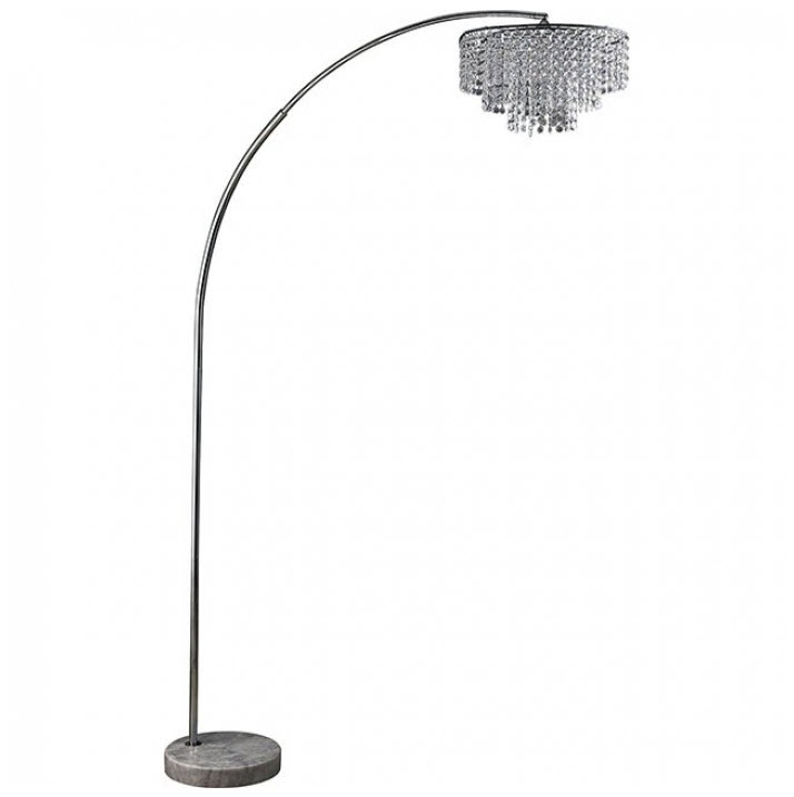 Julie Adjustable Arm Sleek Floor Lamp