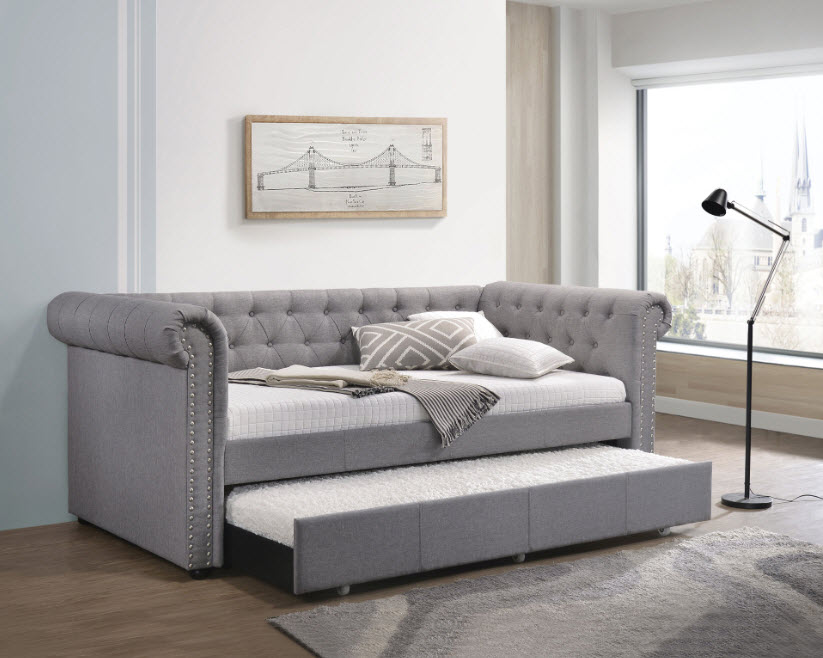 Justice Upholstered Daybed with Trundle