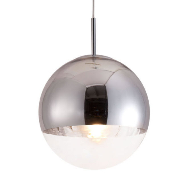 Kinetic Half Glass Ceiling Lamp