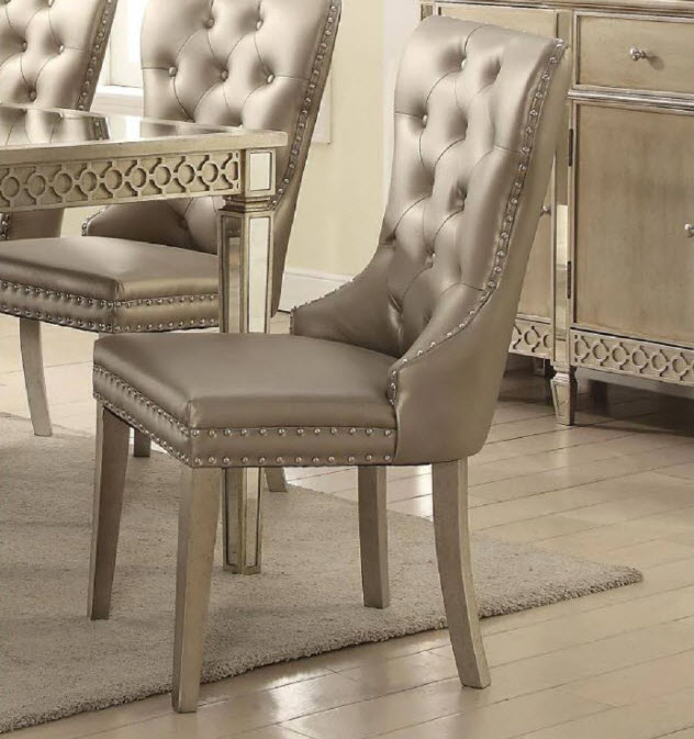 Kacela Button Tufted Backrest Side Chair Set of 2
