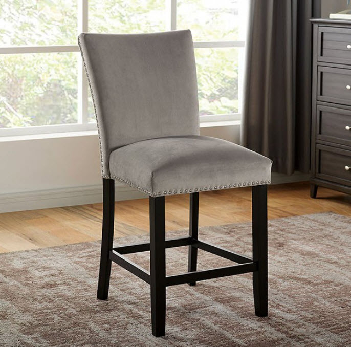 Kian Transitional Counter Height Chair Set of 2