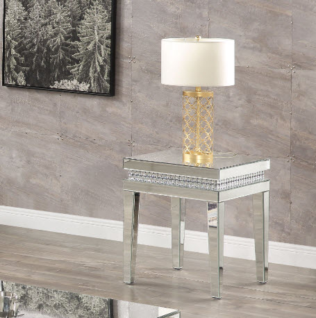 Lotus Glamour Style End Table
