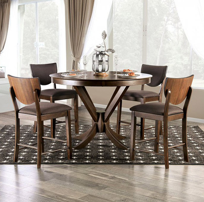 Marina Pedestal Base Counter Height Table