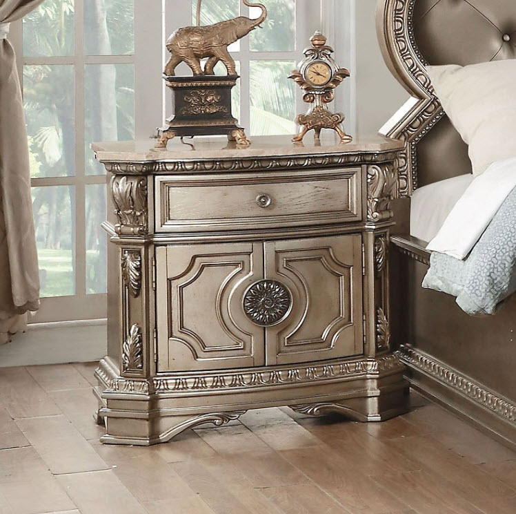 Northville Marble Top Nightstand