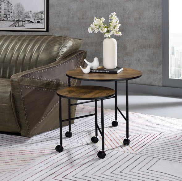 Oblis Contemporary Nesting Table Set