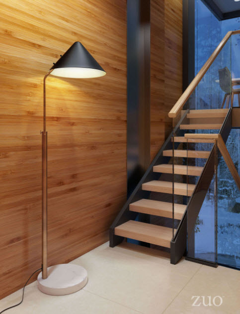 Pike Retro Modern Floor Lamp