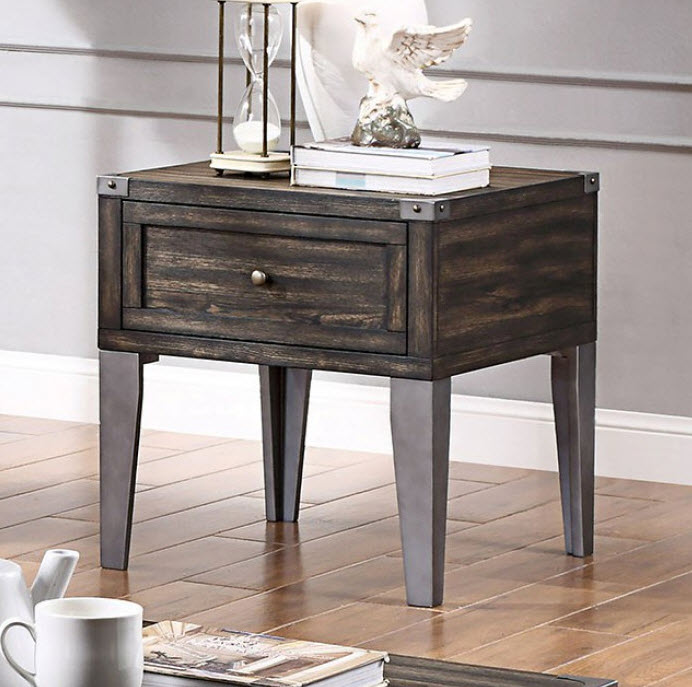 Piedmont Wood Grain End Table