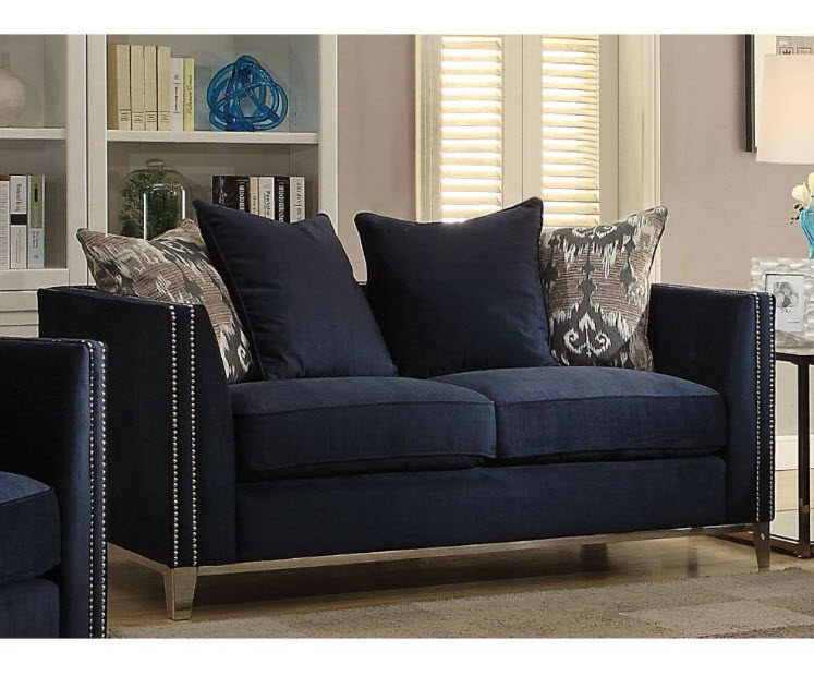 Phaedra Loveseat with 4 Pillows