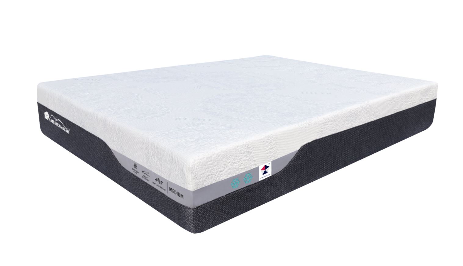 12.5”  Primerest Ultra Breathable Cooling Mattress 