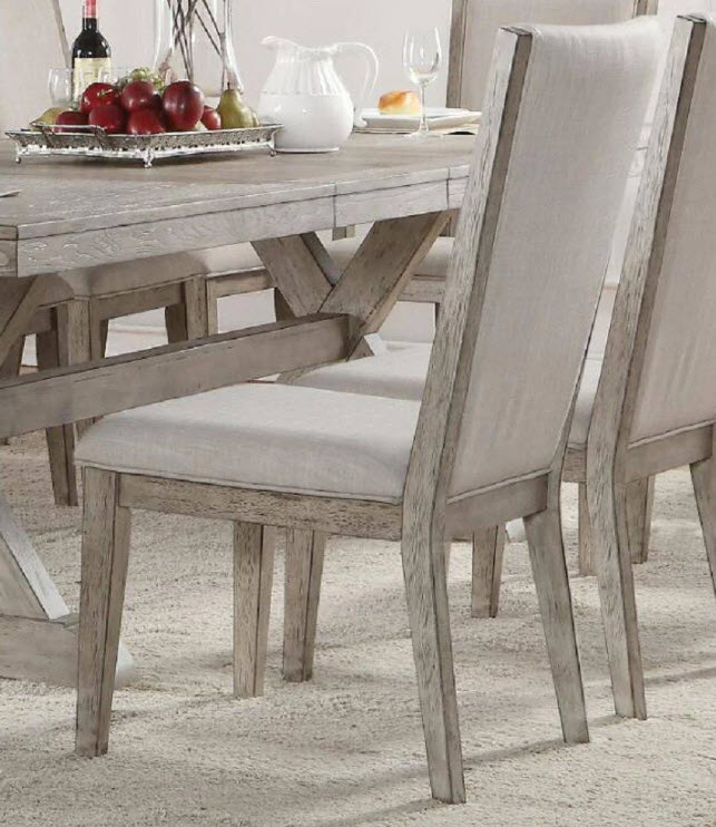 Rocky Wooden Backrest Side Chair Set of 2