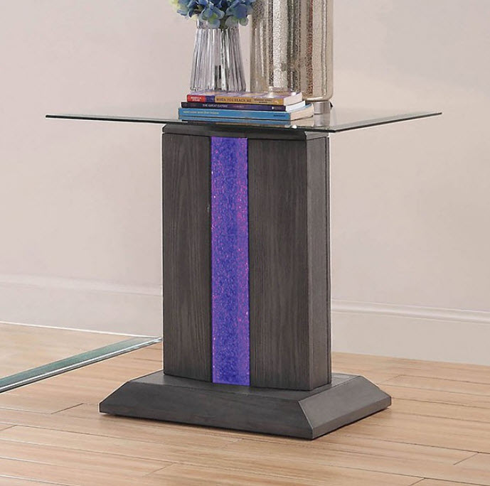 Rhyl Pedestal Base Design End Table