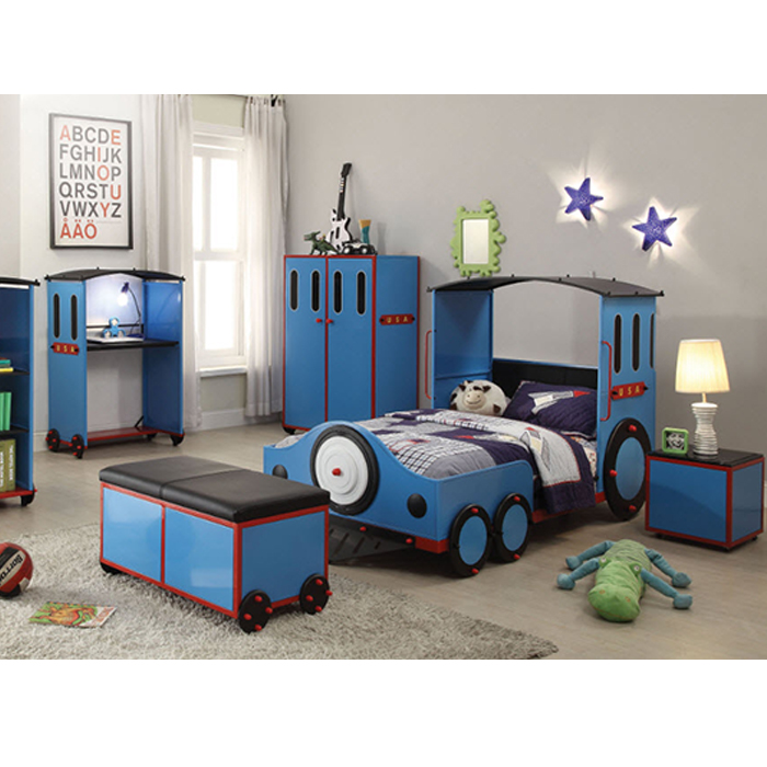 Tobi Train Style Platform Bed