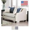 Nefyn Transitional Sloped Arm Loveseat
