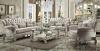 Versailles Traditional Bone White Velvet Victorian Style Sofa 