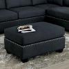 Lita Nailhead Trim Ottoman