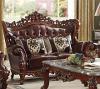 Eustoma Traditional Style Loveseat with 2 Pillows