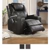 Waterlily Leather Swivel Rocker Recliner