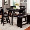 Hurley Triangular Table Top Counter Height Table 
