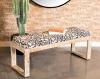 Aiden Fabric Upholstered Accent Bench
