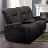 Amirah Lift-Up Armrest Storage Glider Loveseat