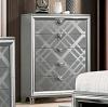 Emmeline Chest with Embossed Art Deco Pattern