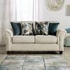 Delgada Rolled Arms Loveseat 