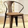 Cooper Industrial Inspired Side Chair Set of 2