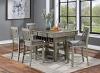 Anaya Wire-Brushed Finish Counter Height Table