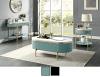 Koblenz Curved Reeded Side Panels Coffee Table