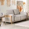 Harstad Block Wooden Legs Loveseat