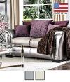 Benigno Transitional Style Loveseat 