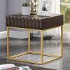 Augsburg Gold Steel Legs End Table