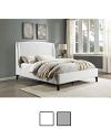 Mosby Upholstered Wingback Bed