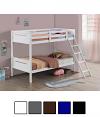 Littleton Wood Twin Over Twin Bunk Bed