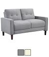 Bowen Upholstered Track Arm Tufted Loveseat