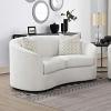 Rainn Boucle Upholstered Sloped Arm Loveseat