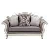 Florian Classic Button Tufted Loveseat with 3 Pillows