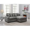 Tavia Reversible Sectional Sofa with 6 Pillows