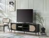 Colson Rattan Door Tv Stand