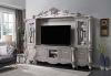 Bently Carved Floral Motifs Entertainment Center