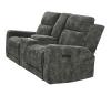 Kennett Chenille Upholstered Power Reclining Loveseat
