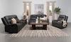 Raelynn Upholstered Track Arm Motion Sofa