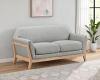 Vaughn Fabric Upholstered Flared Arm Loveseat