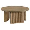 Adina 36-inch Round Wood Coffee Table