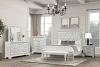 Stella Mia Traditional Bed with Diamond Button Tufting