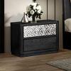 Sterling West Modern Contemporary 2-Drawer Nightstand