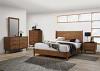 Tromso Mid-Century Modern Bed with Panel Headboard