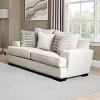 Gervais Transitional Wide Flare Track Arms Loveseat