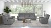 Antonius Contemporary Manual Recliner Sofa